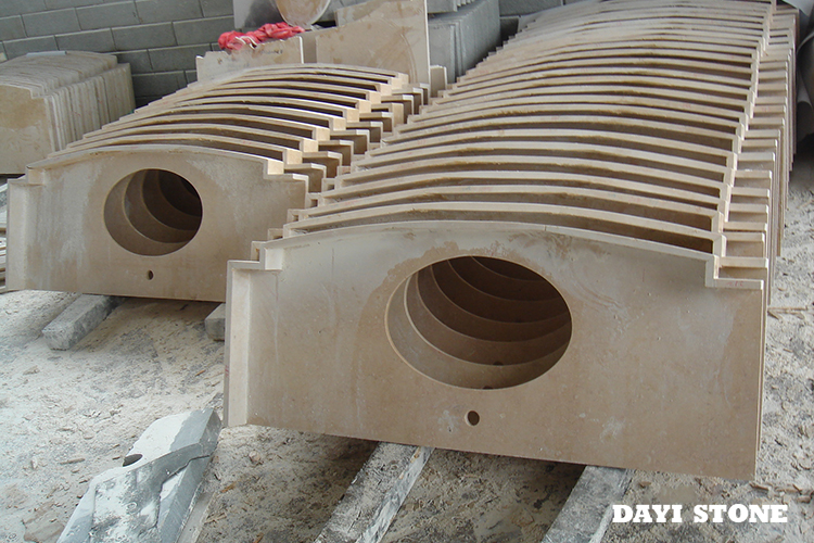 Yellow Marble Stone Vanitytop Polished - Dayi Stone Yellow Marble Stone Vanitytop Polished - Dayi Stone